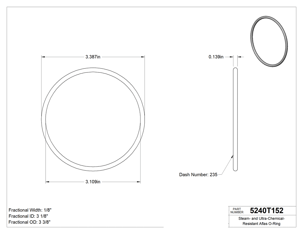Technical drawing - 5240T152